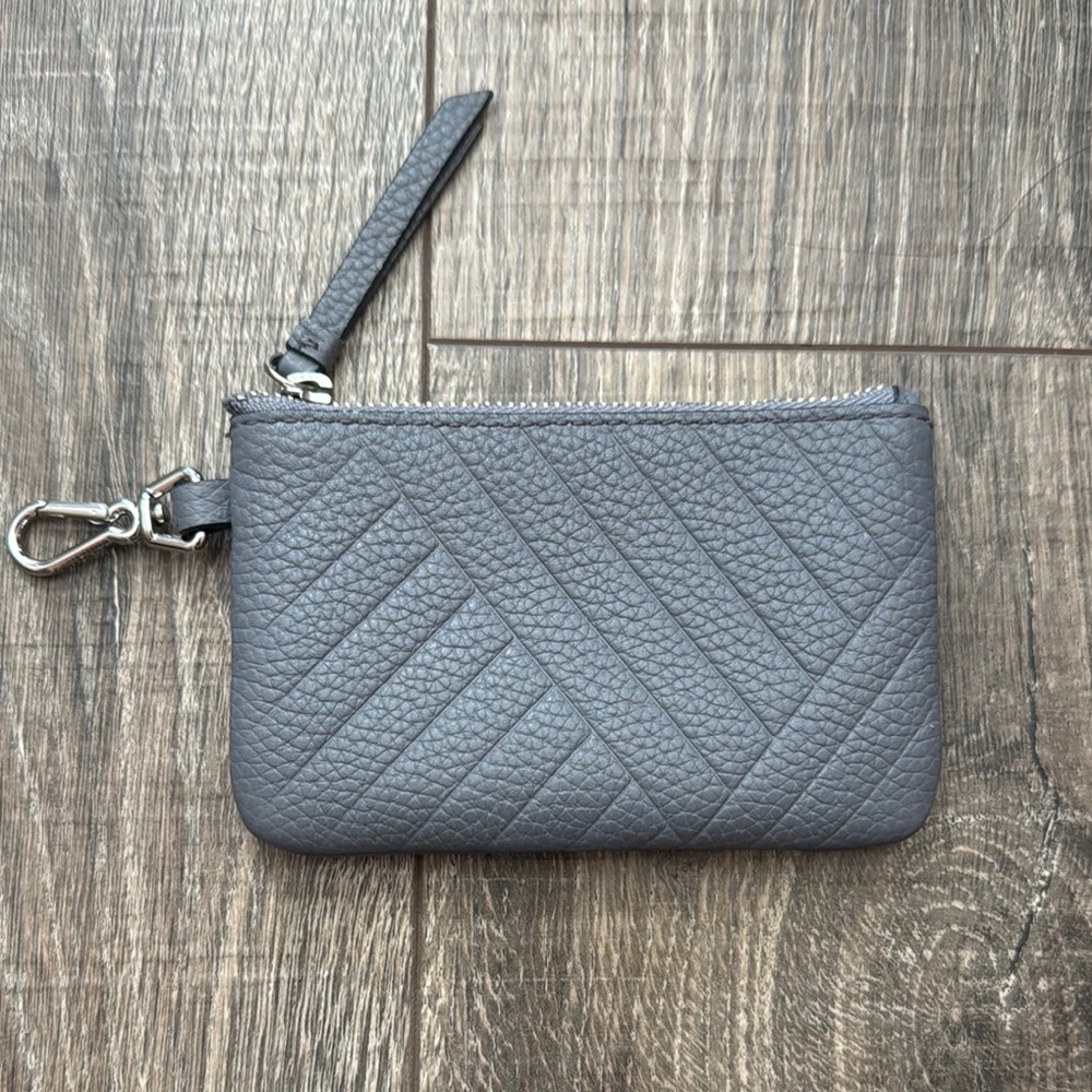 Vera Bradley Gray Textured change purse